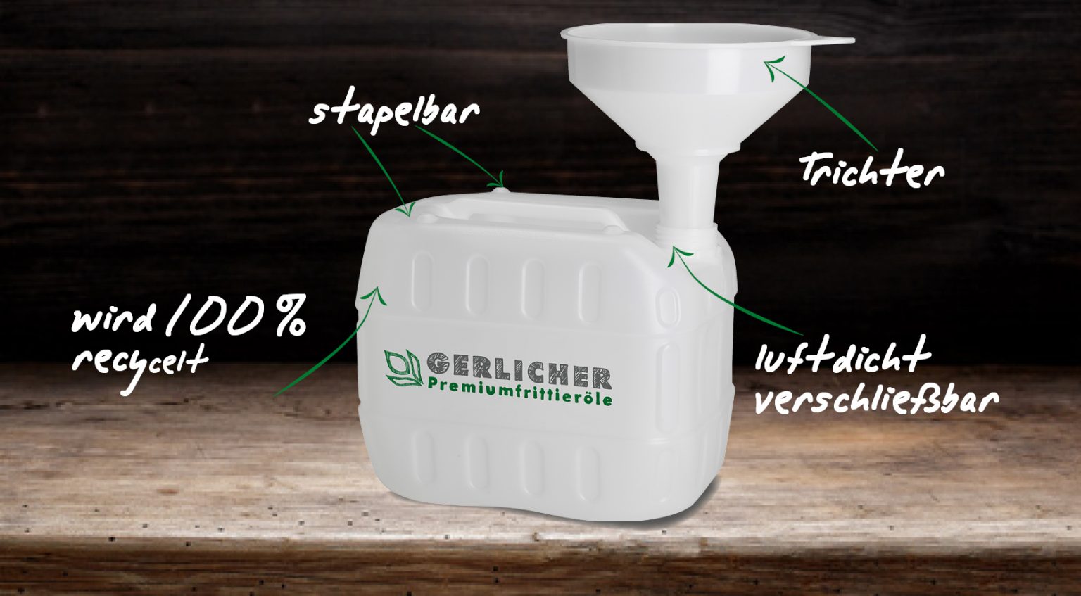 Frittierfett entsorgen - Lieferung und Abholung von GERLICHER